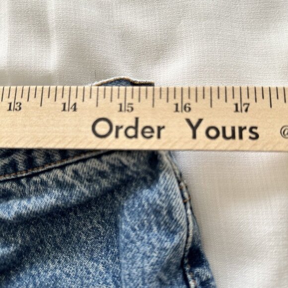 Paparazzi Made in Italy RARE Button Fly 90's Jeans Women's EU SZ 46 = US SZ 16 - Picture 7 of 11